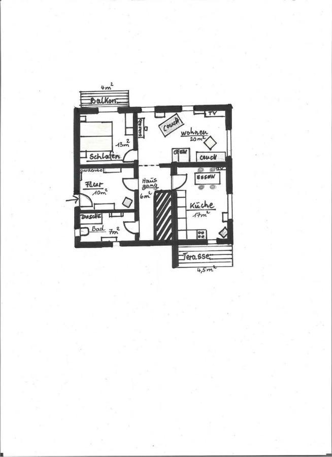 Ferienwohnung Lederhose 比绍夫斯维森 外观 照片